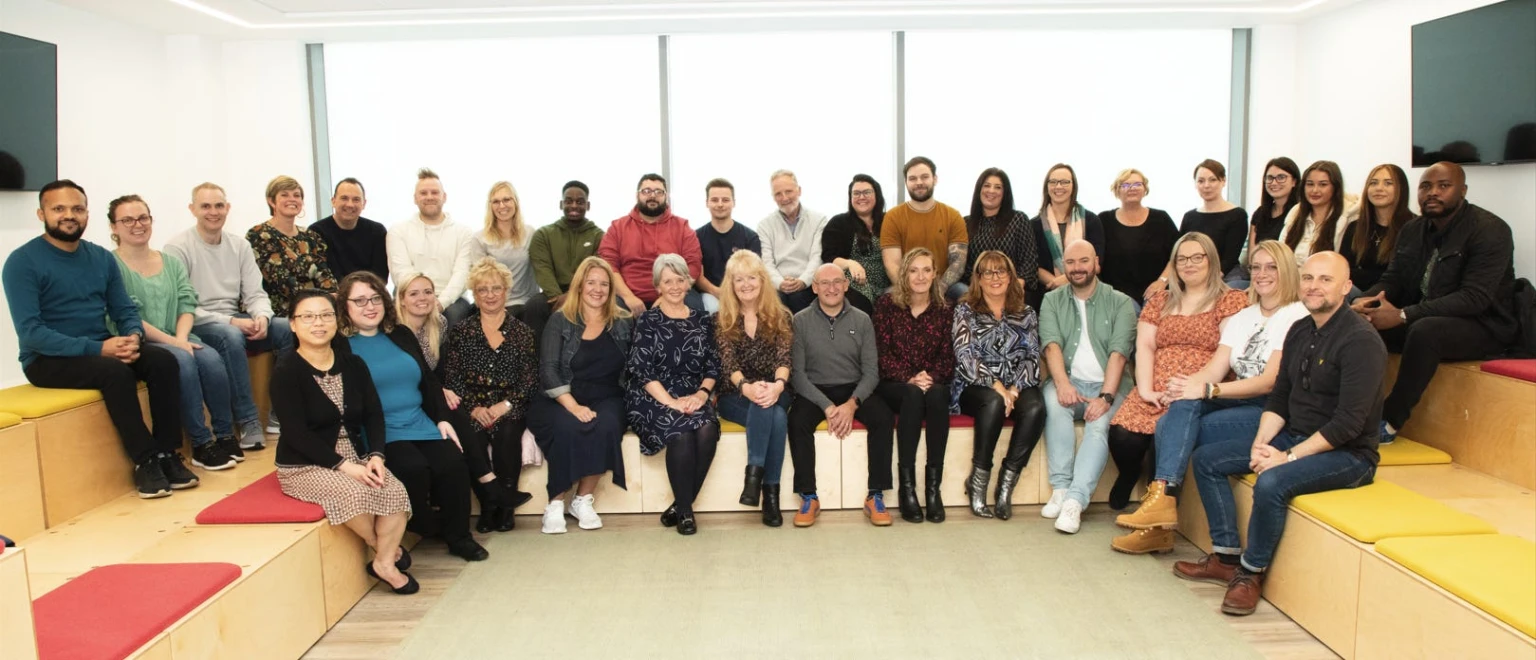 Photo of the team at Transmit Startups